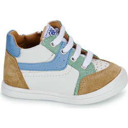 GBB Παιδικά Sneakers Μποτάκια Λευκά Καφέ Πράσινο Mint AL150-43-B