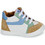 GBB Παιδικά Sneakers Μποτάκια Λευκά Καφέ Πράσινο Mint AL150-43-B