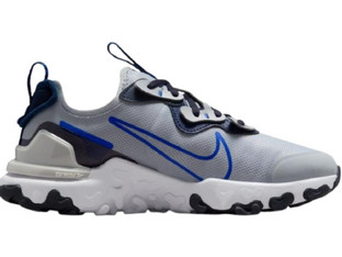 Nike React Παιδικά Αθλητικά Παπούτσια για Τρέξιμο Γκρι Royal Blue HV6362-002