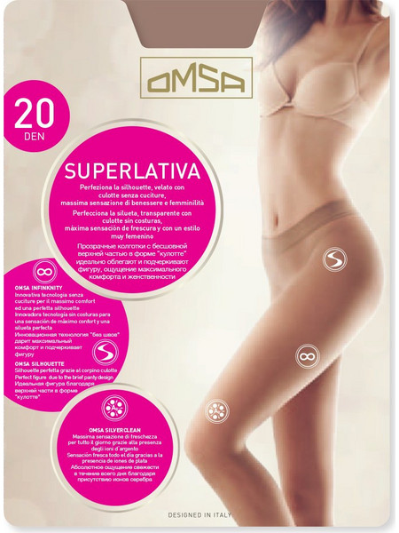 Omsa Καλσόν 20 Den Μπεζ 4067