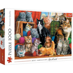 Puzzle Trefl Γάτες Ποζάρουν 1000 Κομμάτια