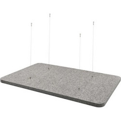 t.akustik PET Ceiling Absorber 180 SGR Ηχοαπορροφητικό Πάνελ 180x120x5cm 1τμχ Μπεζ