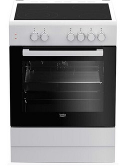 Beko FBM67011GW Κουζίνα Ηλεκτρική 72lt με Κεραμικές Εστίες 60cm