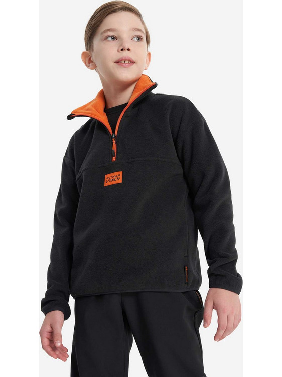 Outventure Παιδικό Φούτερ Μαύρο 137422-99