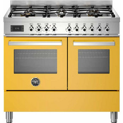 Bertazzoni Italia PRO106L2EGIT Κουζίνα Ηλεκτρική με Εστίες Αερίου 99.5cm