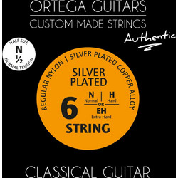 Ortega NYA12N Authentic Σετ 6 Χορδές Κλασικής Κιθάρας 29-46" Normal Tension 1/2