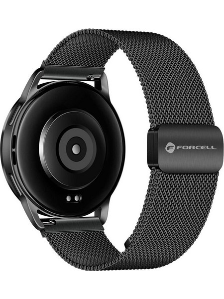 Forcell F-Design FS11 Λουράκι Μεταλλικό Black (Universal 20mm)