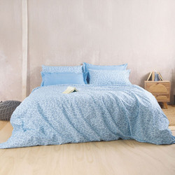 Rythmos Σετ Σεντόνια King Size Βαμβακερά 270x290 Nova Nala Μπλε