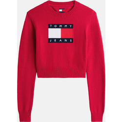 Tommy Jeans Γυναικεία Πλεκτή Μπλούζα Φούξια DW0DW21690-XJP