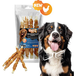 Uniq Pets Chicken Wraps Rawhide Sticks 28cm 320gr 5717