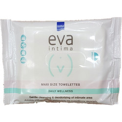 InterMed Eva Intima Maxi Size Daily Wellness Μαντηλάκια Ευαίσθητης Περιοχής 10τμχ