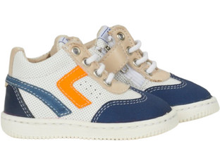 GBB Παιδικά Sneakers Μποτάκια Λευκά Μπλε AJ654-19