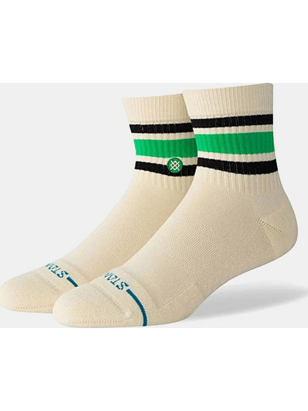 Stance Boyd Qtr Ανδρικές Κάλτσες Κοντές Μπεζ A356A23BOY-GRN