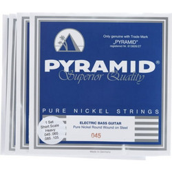 Pyramid Rockshort N Σετ 4 Χορδές Ηλεκτρικού Μπάσου Pure Nickel 45-105" 3/4
