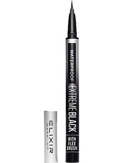 Elixir Extreme Black Αδιάβροχο Στυλό Eyeliner 0.6ml