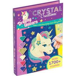 Hinkler Crystal Creations Mini Dreamy Unicorn Καμβάς Diamond Painting Kit CC-39