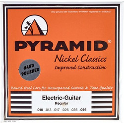 Pyramid Nickel Classics Σετ 6 Χορδές Ηλεκτρικής Κιθάρας Pure Nickel 10-46" Normal Tension