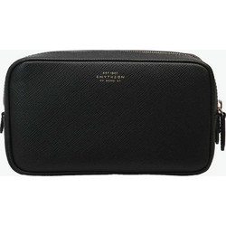 Smythson 24513 Νεσεσέρ Ταξιδίου με Θήκες 21.5x9.5x12cm Μαύρο