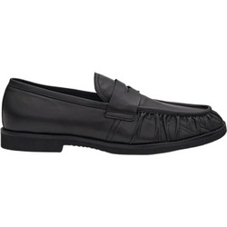 Perlamoda Ανδρικά Μοκασίνια Loafers Δερμάτινα Μαύρα 0967768-04