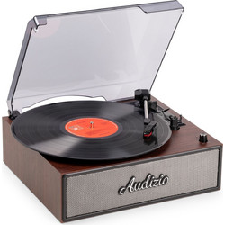 Audizio Reno DJPIK290 Πικάπ με Ηχεία Brown Grey