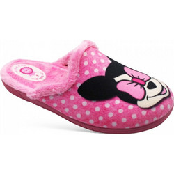 Smart Kids Minnie Mouse Χειμερινές Παιδικές Παντόφλες για Κορίτσι με Γούνα Φούξια SL6078-19