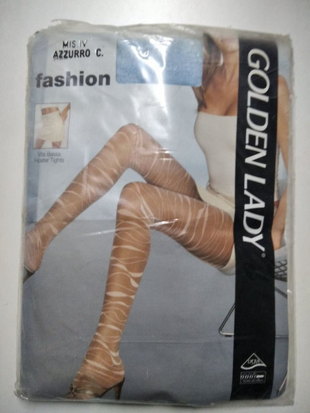 Golden Lady Καλσόν με Σχέδιο Γαλάζιο 40MONDE