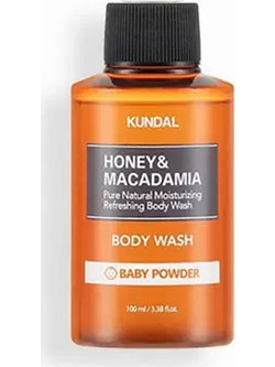 Kundal Honey & Macadamia Baby Powder Αφρόλουτρο σε Gel 100ml