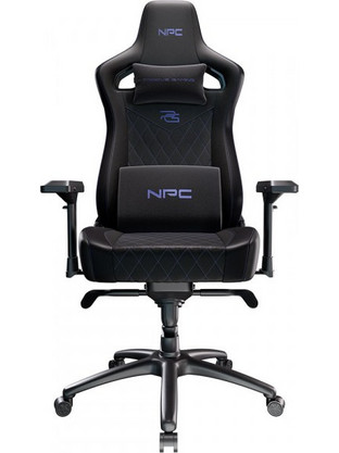 Proove NPC Καρέκλα Gaming Δερματίνης με Ρυθμιζόμενα Μπράτσα Μαύρη 6901119789845
