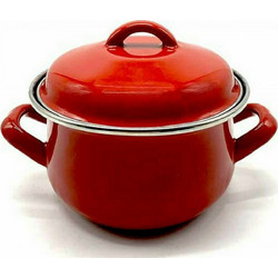 Homestyle Μαντεμένια Κατσαρόλα Εμαγιέ 14cm