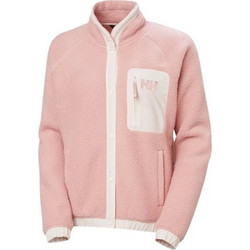 Helly Hansen Γυναικεία Ζακέτα Φούτερ Μακριά με Κουμπιά Ροζ 63372-57