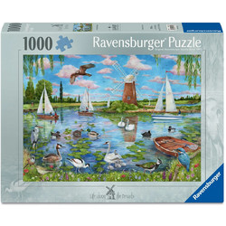 Puzzle Ravensburger Life along the Broads 1000 Κομμάτια
