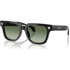 Versace VE4510U GB1/8E Ανδρικά Γυαλιά Ηλίου Τετράγωνα Κοκάλινα Μαύρα με Πράσινο Φακό