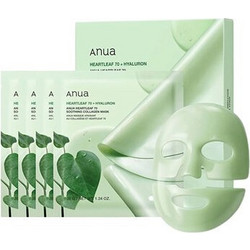 Anua Heartleaf 70 Soothing Collagen Sheet Μάσκα Προσώπου για Ενυδάτωση & Καταπράυνση με Υαλουρονικό Κολλαγόνο & Αλόη 4x38gr