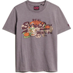Superdry Γυναικείο Αθλητικό T-Shirt Ανθρακί W1011506A-8KK
