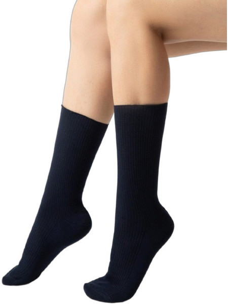 Minerva Bamboo Ανδρικές Κάλτσες Ψηλές Navy Μπλε 93-99825-044