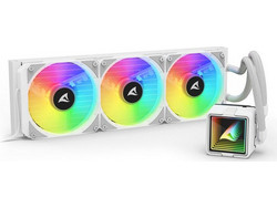 Sharkoon S100 White Υδρόψυξη CPU 120mm ARGB για Socket AM4 / 1700 / AM5 / 1851
