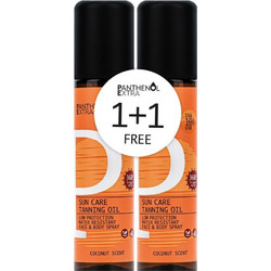 Medisei Panthenol Extra Care Λάδι Μαυρίσματος Προσώπου & Σώματος SPF10 2x150ml