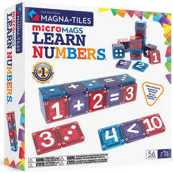 Magna-Tiles MicroMAGS Learn Numbers