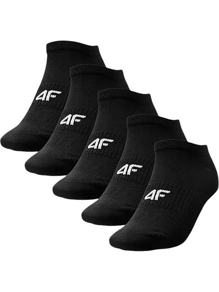 4F Ανδρικές Κάλτσες Κοντές Μαύρες 5Pack 4FWMM00USOCF475-20S