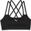 Puma Move Strappy Αθλητικό Μπουστάκι με Μέτρια Στήριξη & Αφαιρούμενη Ενίσχυση Μαύρο 528676-01