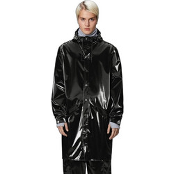Rains Γυναικείο Μπουφάν Softshell Μακρύ Αδιάβροχο Μαύρο 12020-29