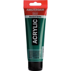 Royal Talens Amsterdam 619 Permanent Green Deep Ακρυλικό Χρώμα Ζωγραφικής 120ml
