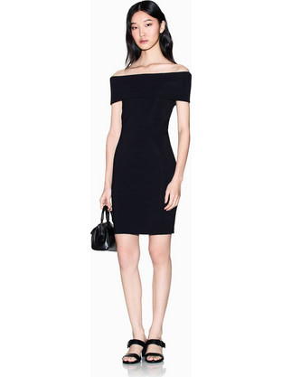 Armani Exchange Mini Καλοκαιρινό Φόρεμα για Γάμο / Βάπτιση Μαύρο XW001742AF21295