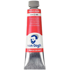 Royal Talens Van Gogh 366 Quinacridone Rose Ακρυλικά Χρώματα Ζωγραφικής 40ml 3τμχ