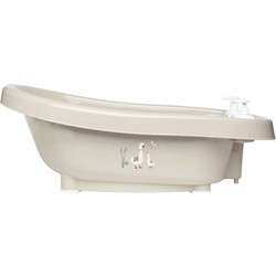 Bebe Jou Click Soft Spring Μπανάκι Μωρού με Θερμόμετρο Μπεζ 6260027