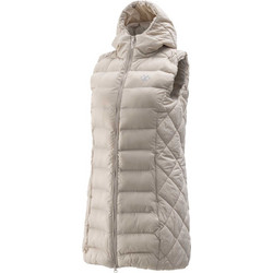 Brille Carly Αμάνικο Γυναικείο Μπουφάν Puffer Μακρύ Εκρού SD241008-BRN