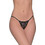 Milena By Paris Γυναικείο Sexy String με Δαντέλα Μαύρο 7639