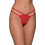 Milena By Paris Γυναικείο Sexy String με Δαντέλα Κόκκινο 6888