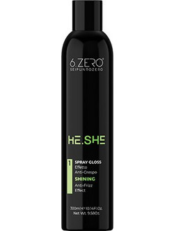 Sei Punto He. She Zero Σπρέι Μαλλιών για Λάμψη & Φριζάρισμα 300ml