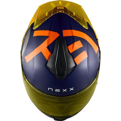 Nexx Y.100R Nippon Indigo Blue Matt Orange Κράνος Μηχανής Full Face
